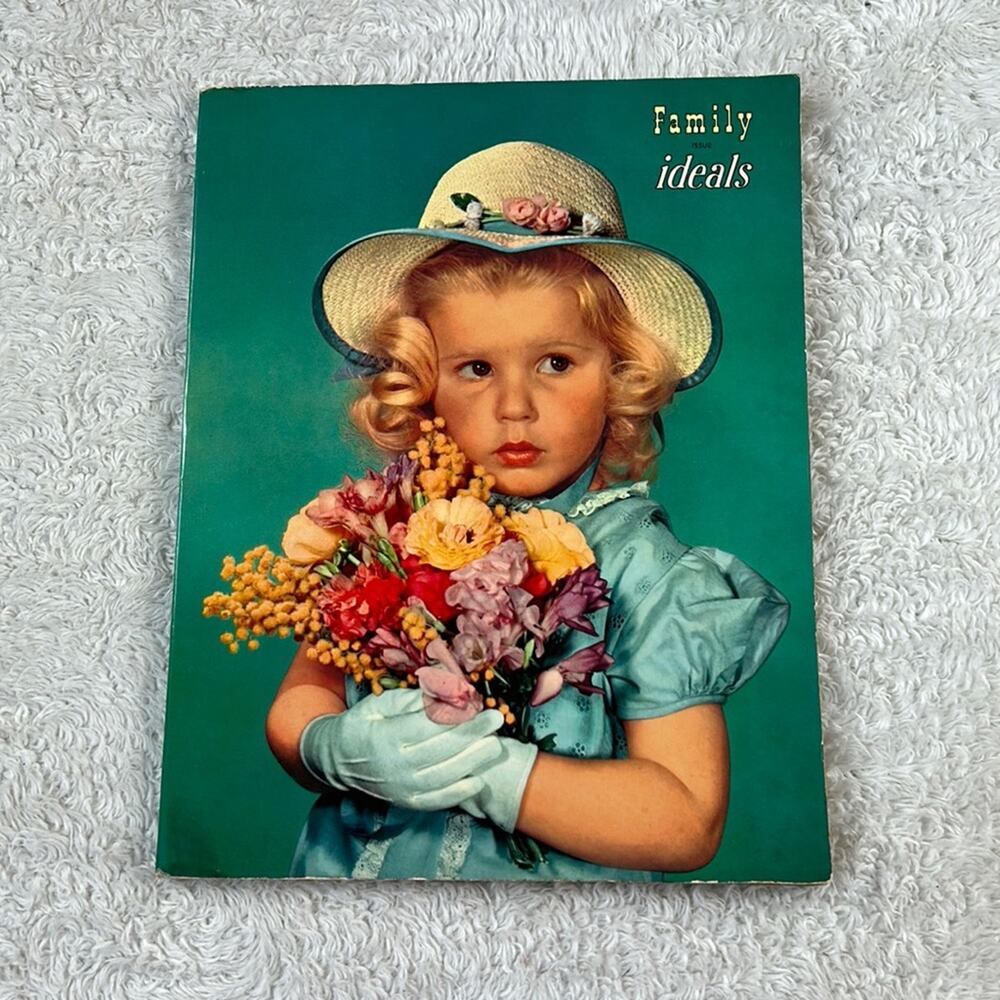 Vintage Ideals Family Issue - Vol 13, no 4 July 1956 Poetry and picture magazine